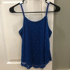 Dark blue tank top